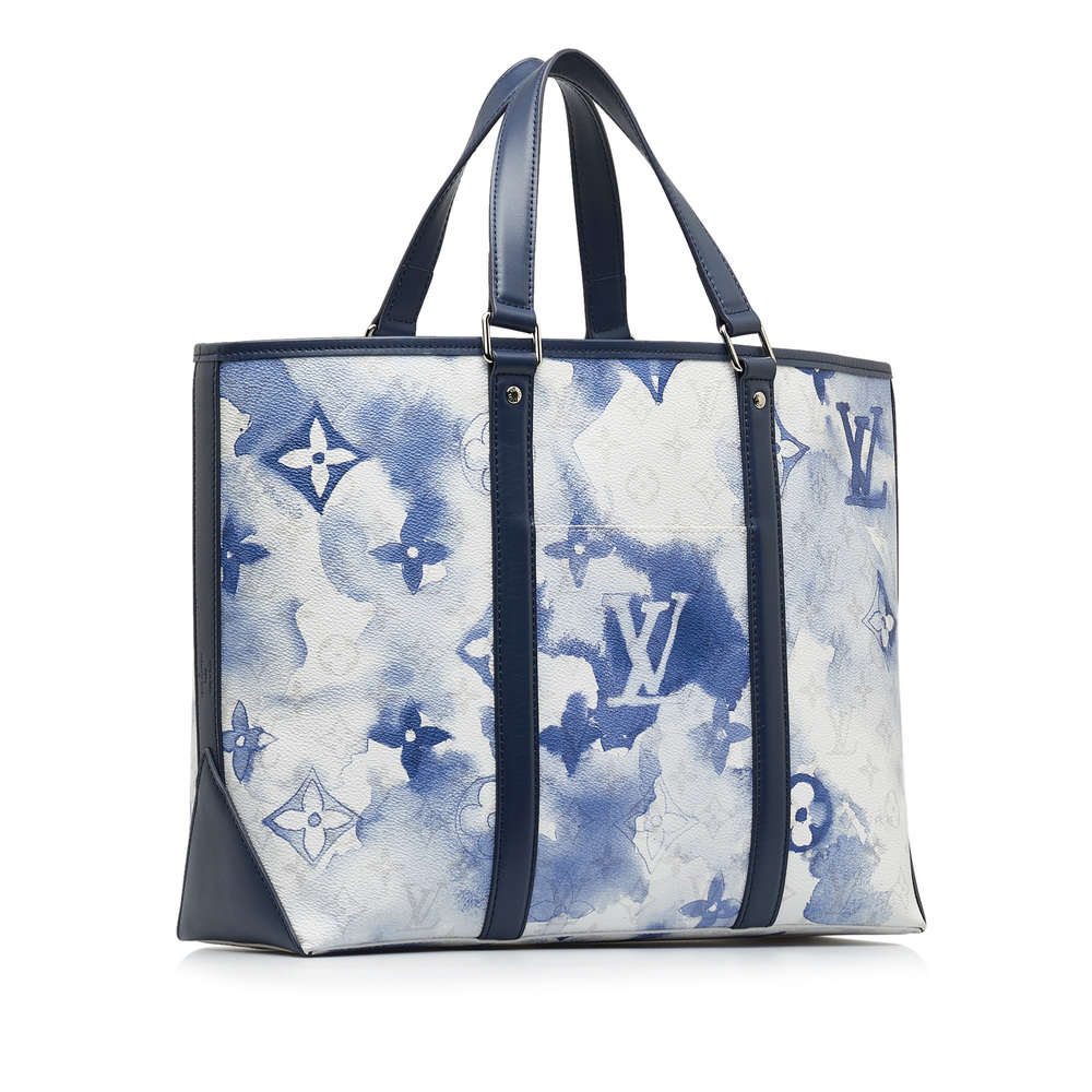 LOUIS VUITTON Monogram Watercolor Weekend Tote PM Satchel - Picture 2 of 11